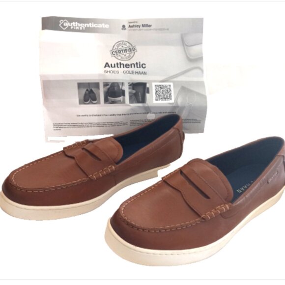 Cole Haan Nantucket Penny Loafer Men\'s 11 Brown Leather Slip On Shoe C38626 COA main image 11